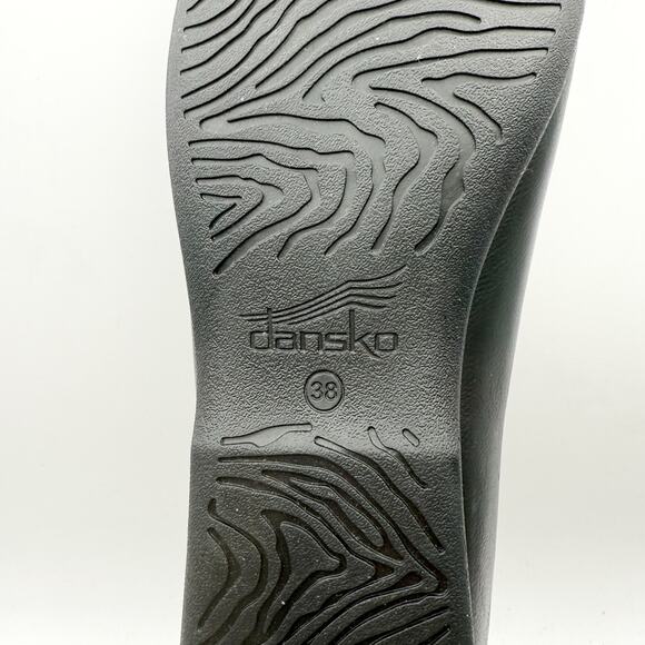 Dansko Womens Lace 38 Moc Loafer EU 38 US 7.5-8 Black Leather NIB - Picture 12 of 12